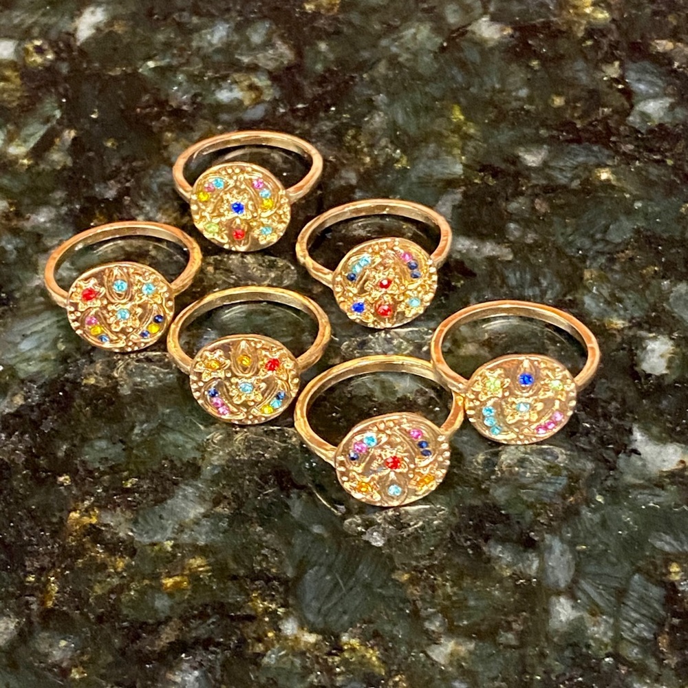 14k Gold Plated Celestial Insignia Ring - Picture 3 of 4